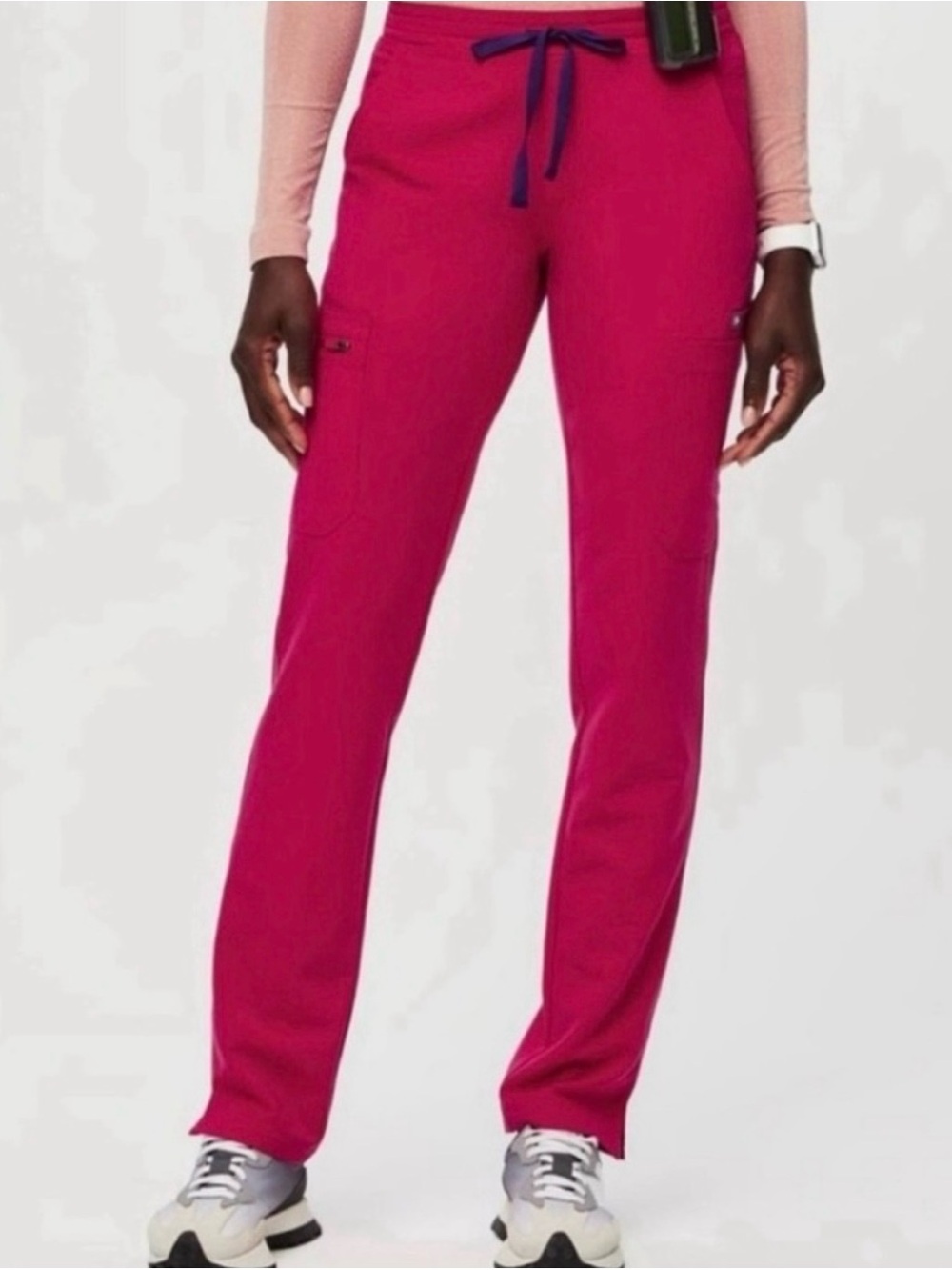 FIGS Yola Scrub Pants Pink Size Medium